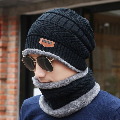 WOOL CAP & NECK WARMER